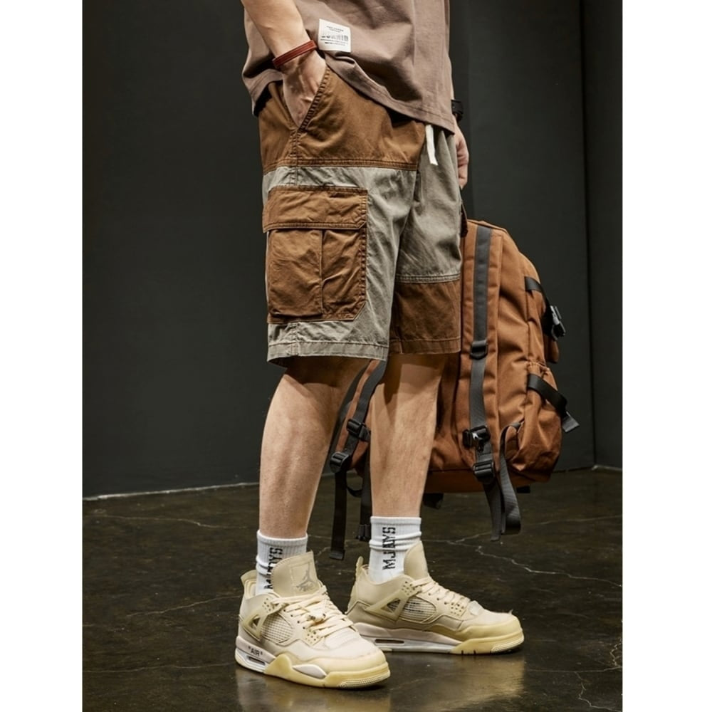 Contrast color work shorts HL2561