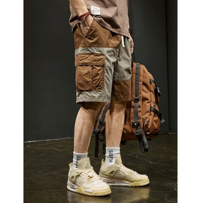 Contrast color work shorts HL2561