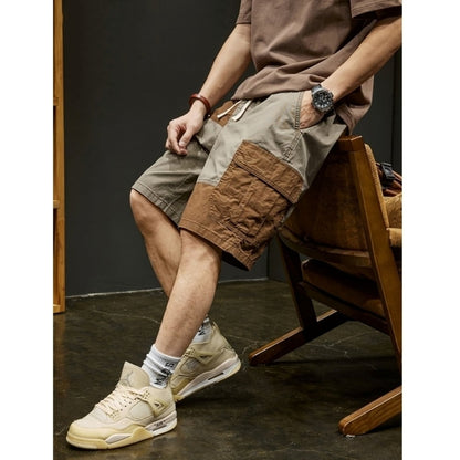 Contrast color work shorts HL2561