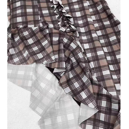 Asymmetric camisole tops E7017