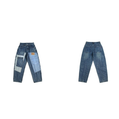 Docking design denim jeans D0091