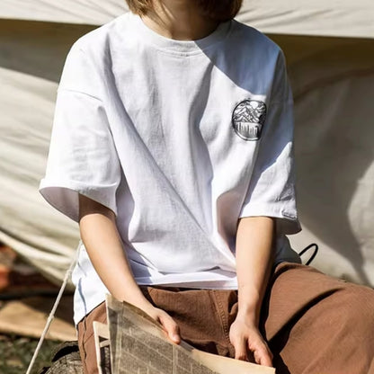 Back print T-shirt HL2538