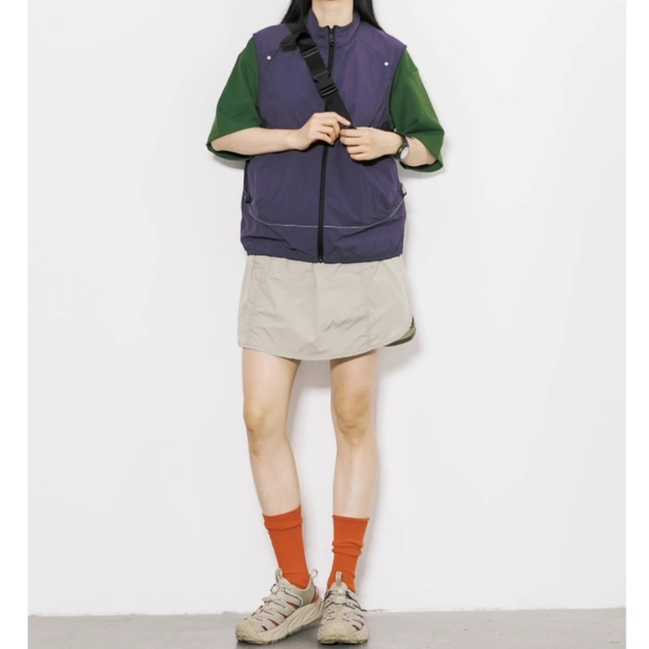 Stand collar vest HL2534