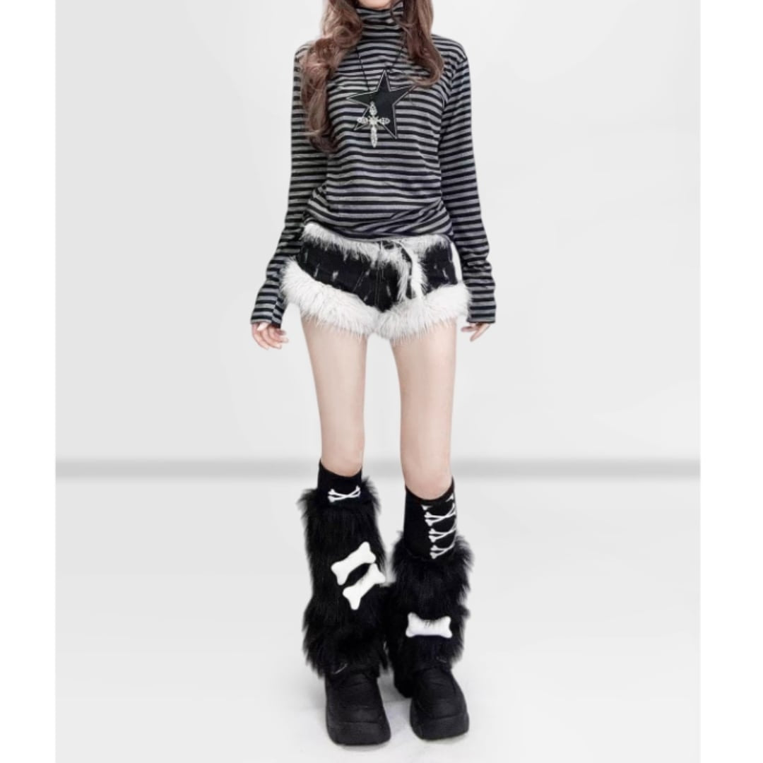 High neck border tops E7015