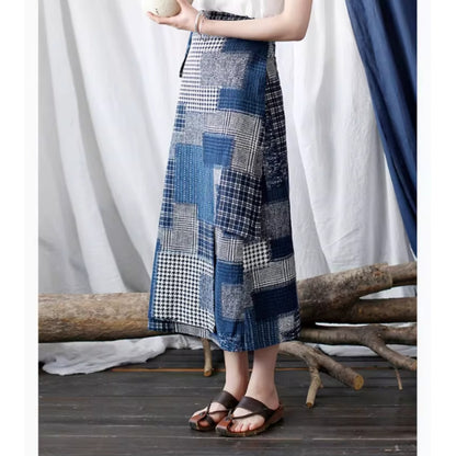 Denim Wrap Skirt D0020