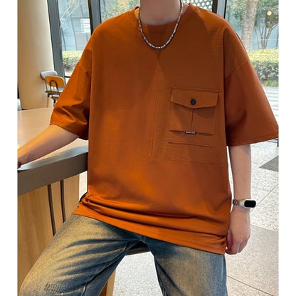 Flap pocket T-shirt HL2563