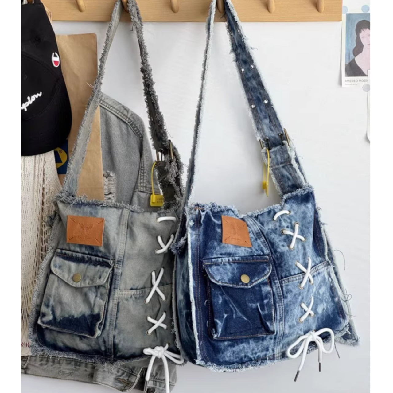 Messenger Denim Bag D0029