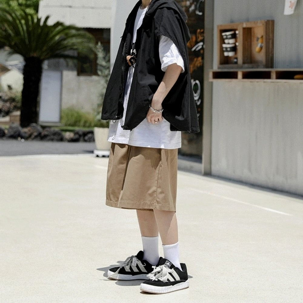 Zip-up vest with hood HL2557