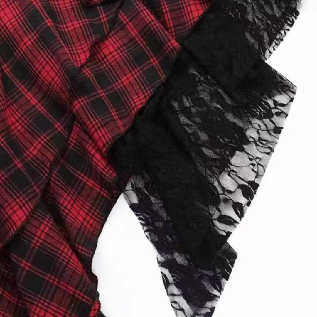 Asymmetric camisole dress E7049