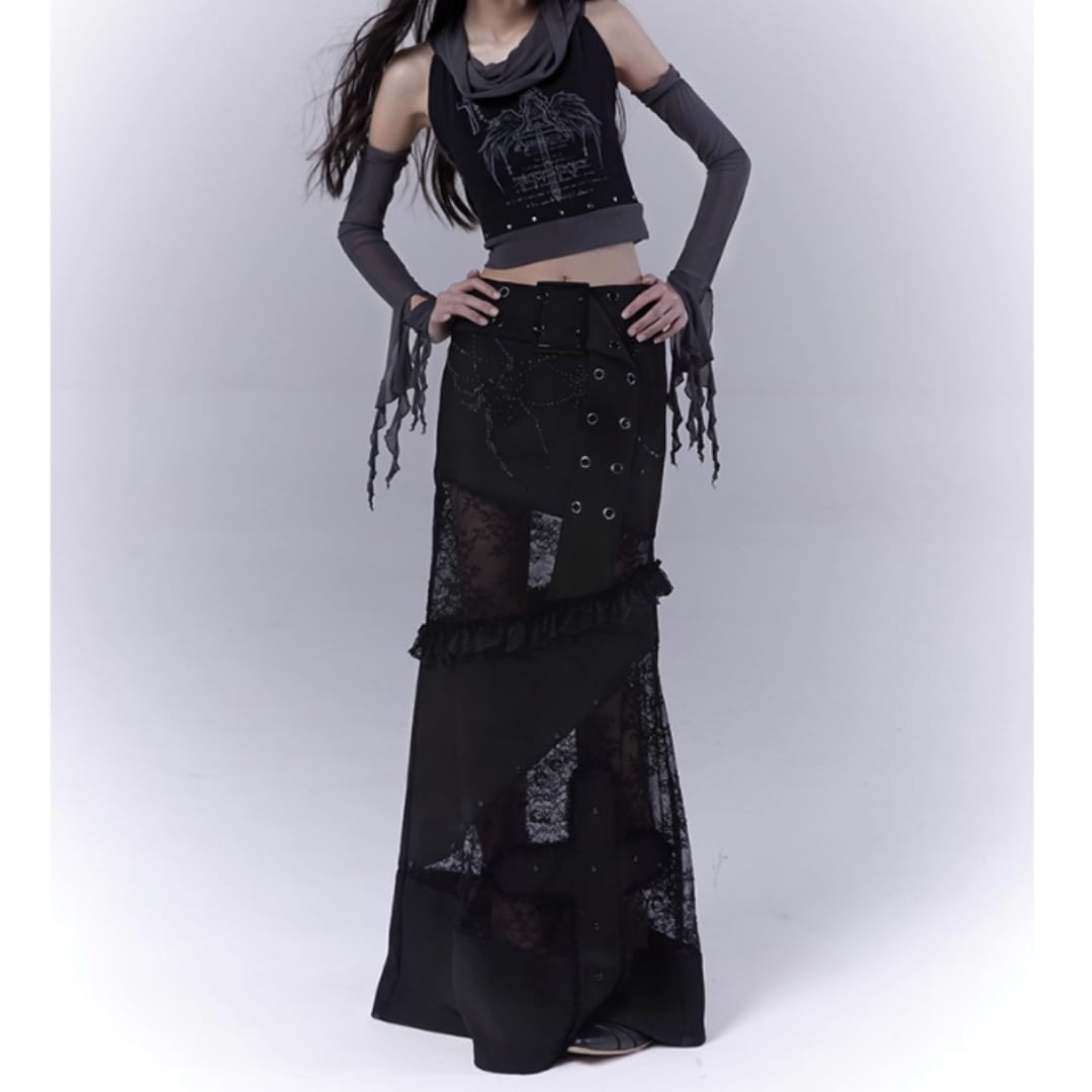 Sleeveless tops with arm warmers E7032