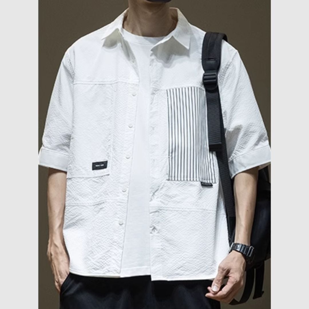 Short sleeve simple shirt HL2015