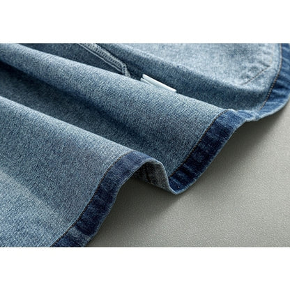 washed denim jacket D0060