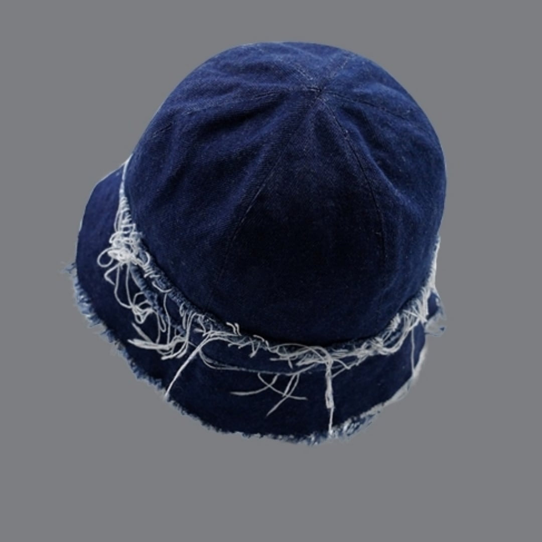 Patchwork denim bucket hat D0002