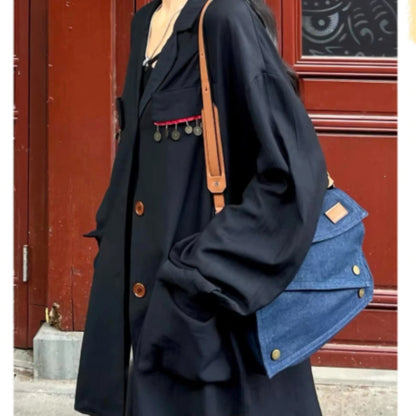 Denim Shoulder Bag D0034