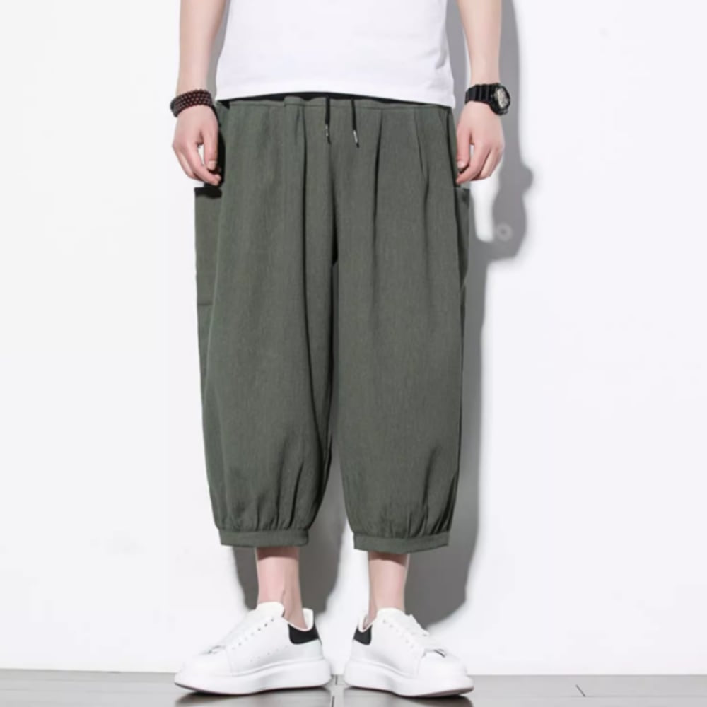 Cropped loose pants HL2566