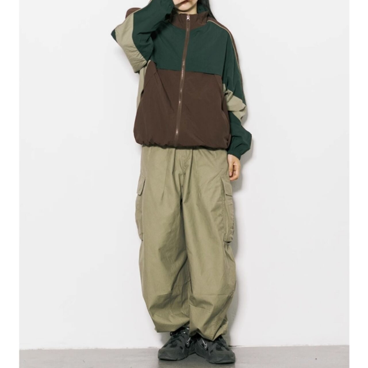 Contrast color jacket HL2542