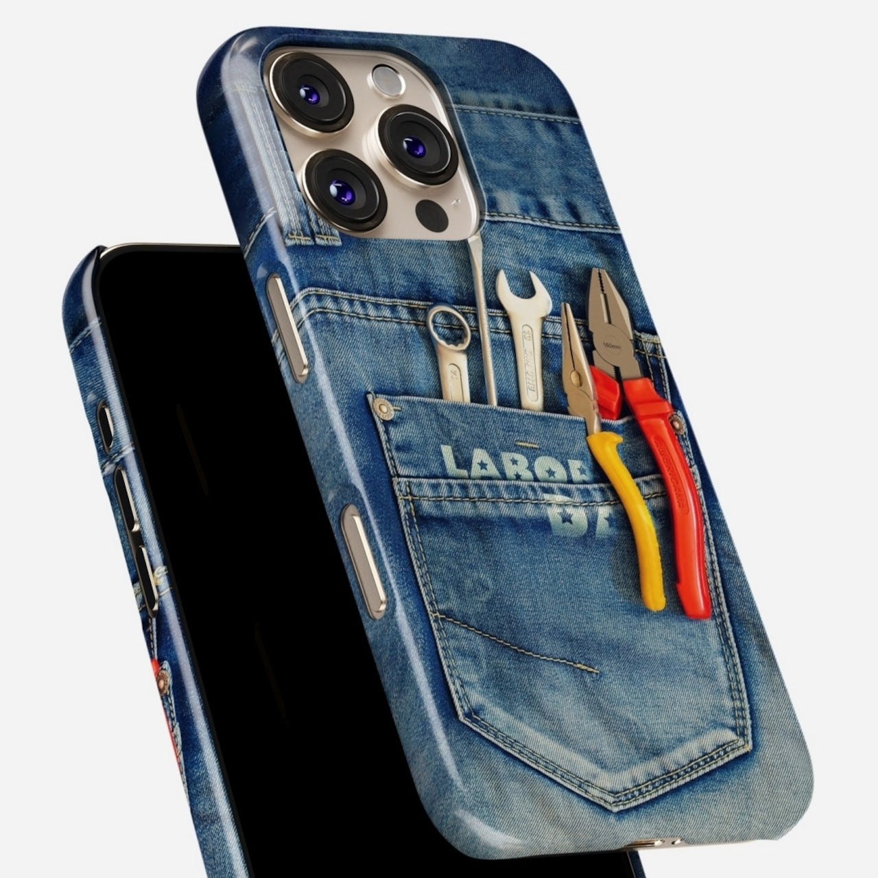 Denim Print iPhone case D0011