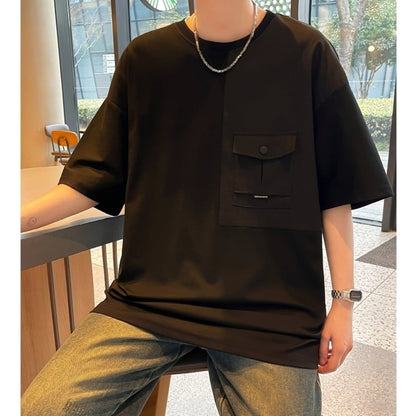 Flap pocket T-shirt HL2563