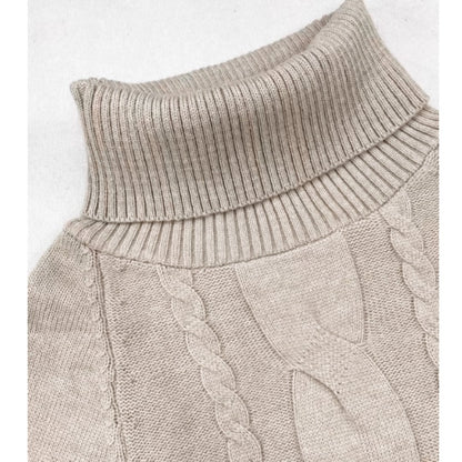 Cable knit tops E7039