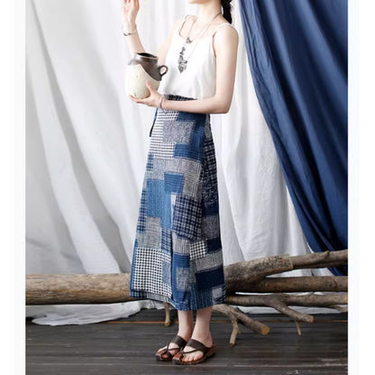 Denim Wrap Skirt D0020