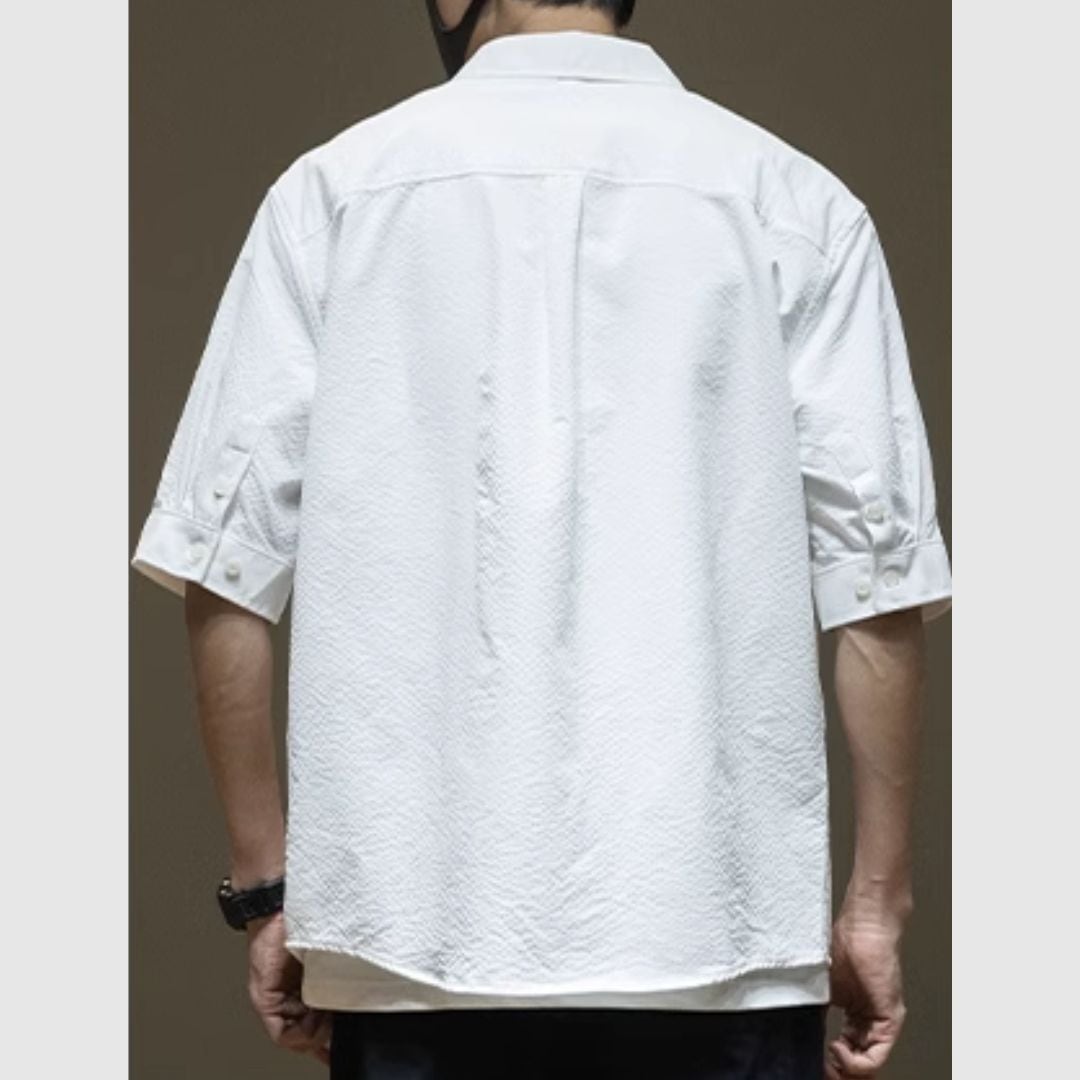 Short sleeve simple shirt HL2015