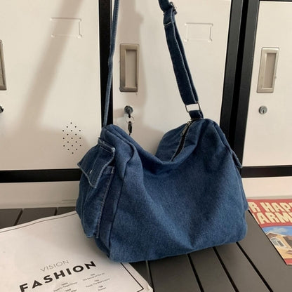 Denim messenger bag HL2614