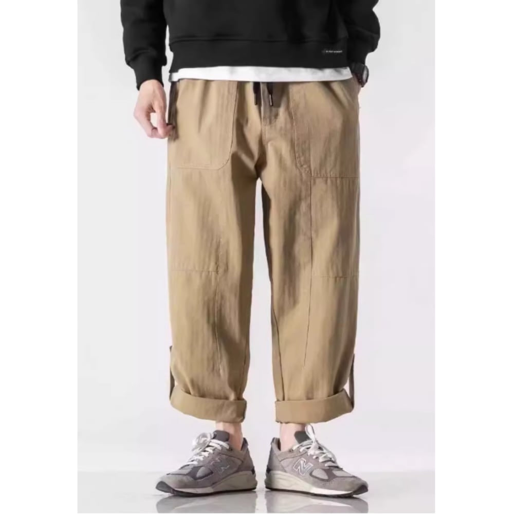 Cropped straight pants HL2573　