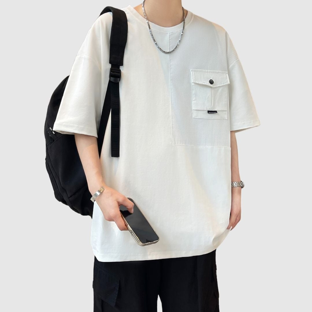 Flap pocket T-shirt HL2563