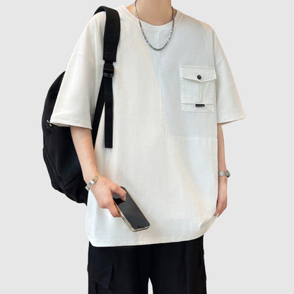 Flap pocket T-shirt HL2563