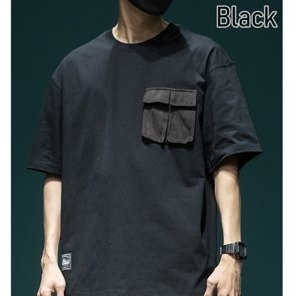 Flap pocket T-shirt HL1644