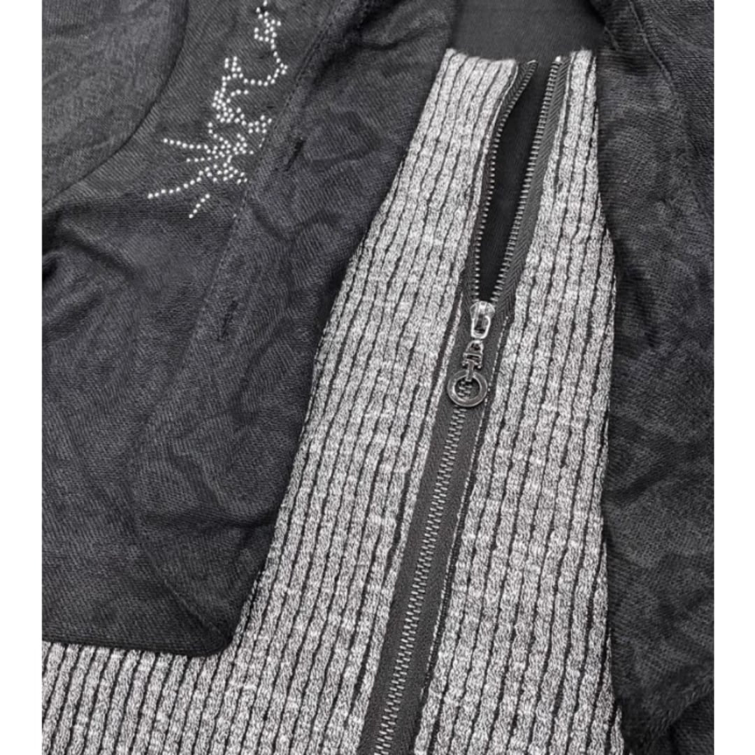 Fake layered hoodie E7022