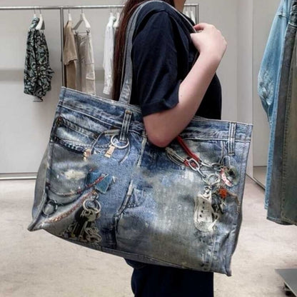 Denim Tote Bag D0030