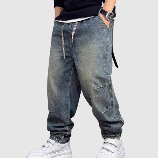 Wide straight denim jeans HL2508