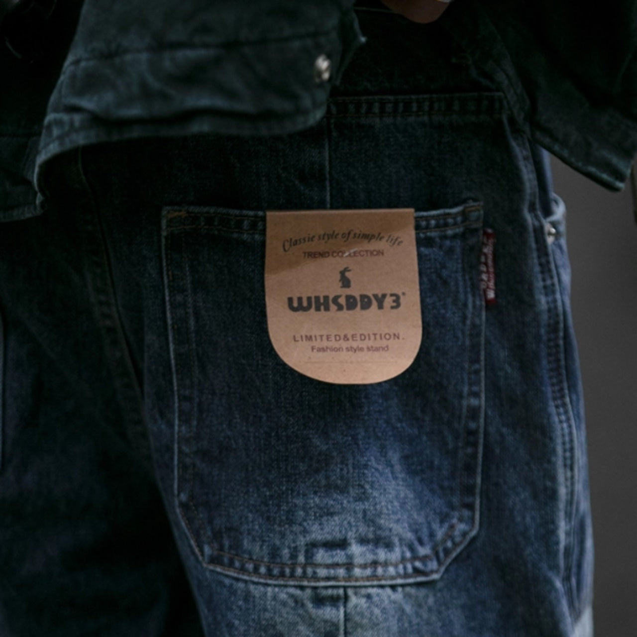 Docking design denim jeans D0091