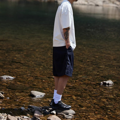 Zipper pocket design T-shirt HL2564