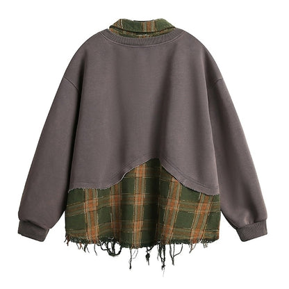 Faux layered damage tops HL2422