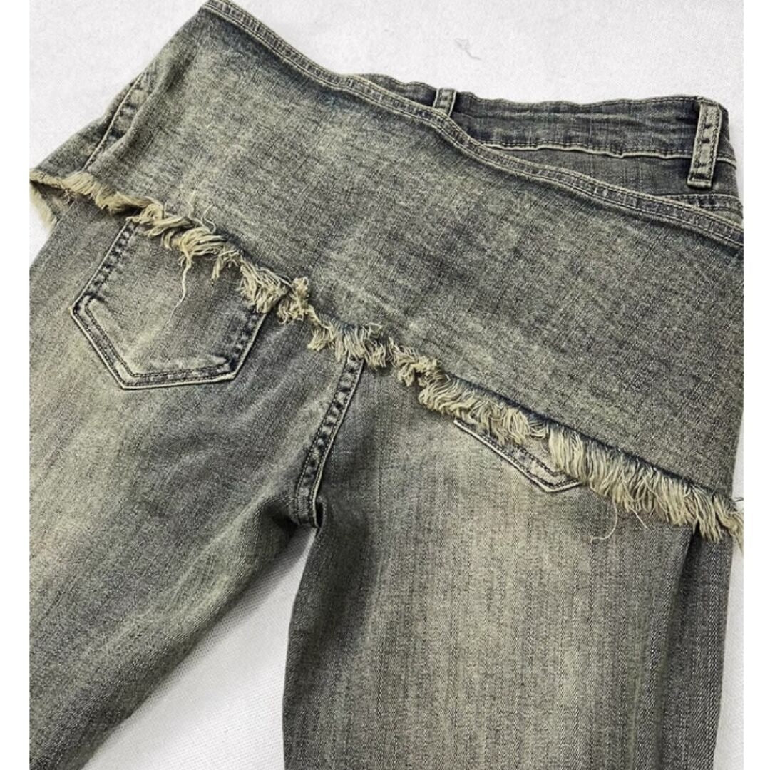 Slim fit flare denim jeans E7011