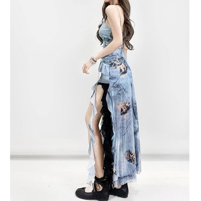 Layered one piece E7001