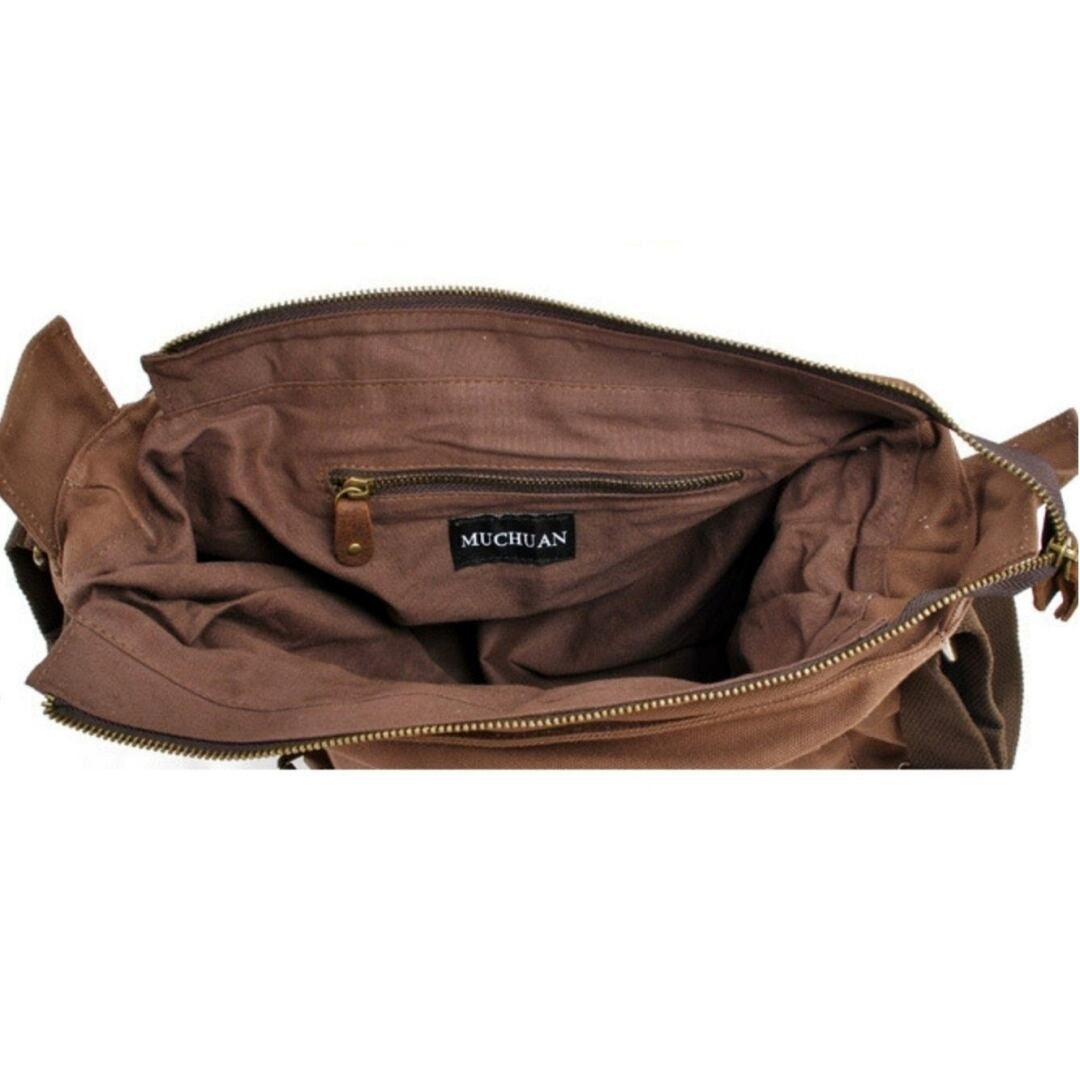 Retro canvas shoulder bag HL2611