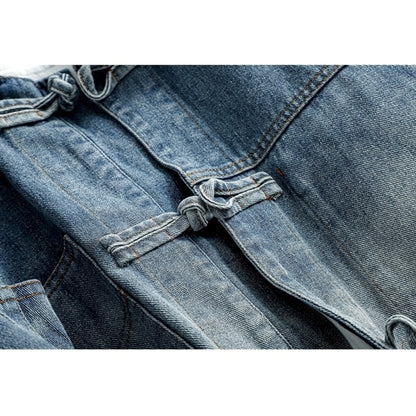 washed denim jacket D0060