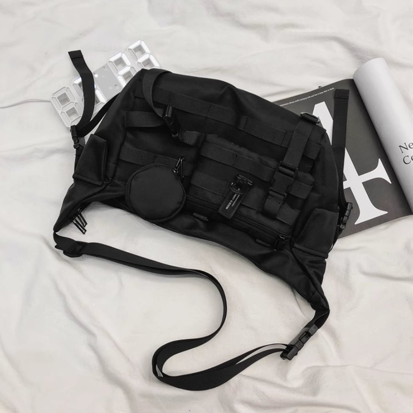 Multifunctional messenger shoulder bag HL2525