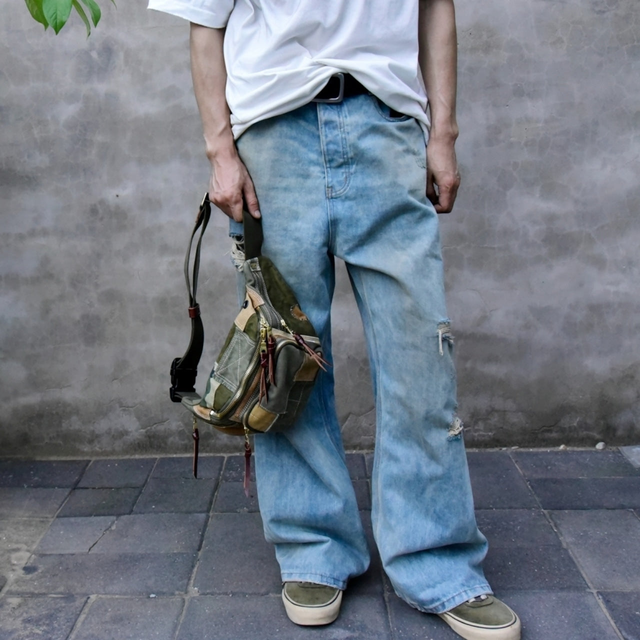 Patchwork Waist Bag   D0032