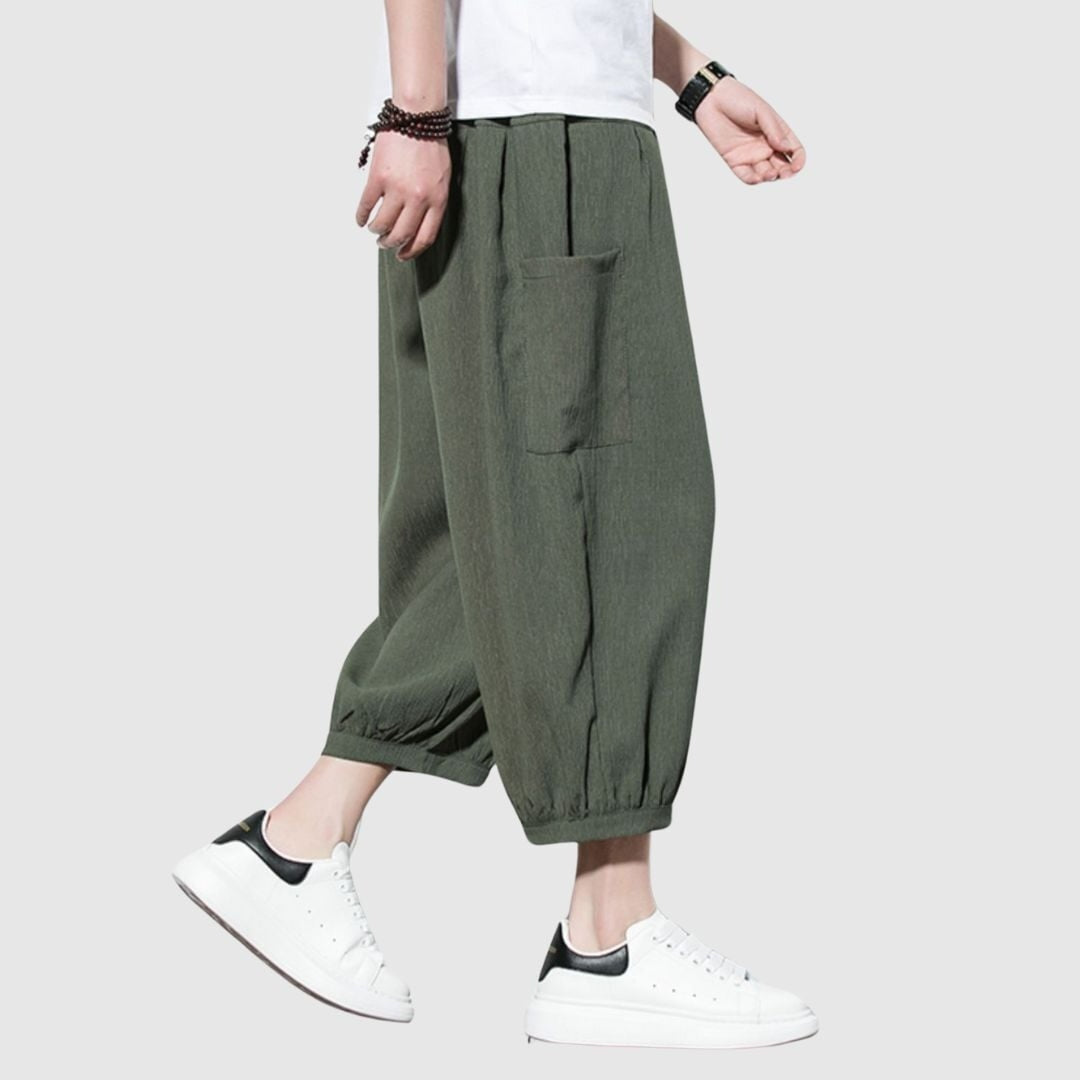 Cropped loose pants HL2566
