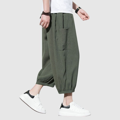 Cropped loose pants HL2566
