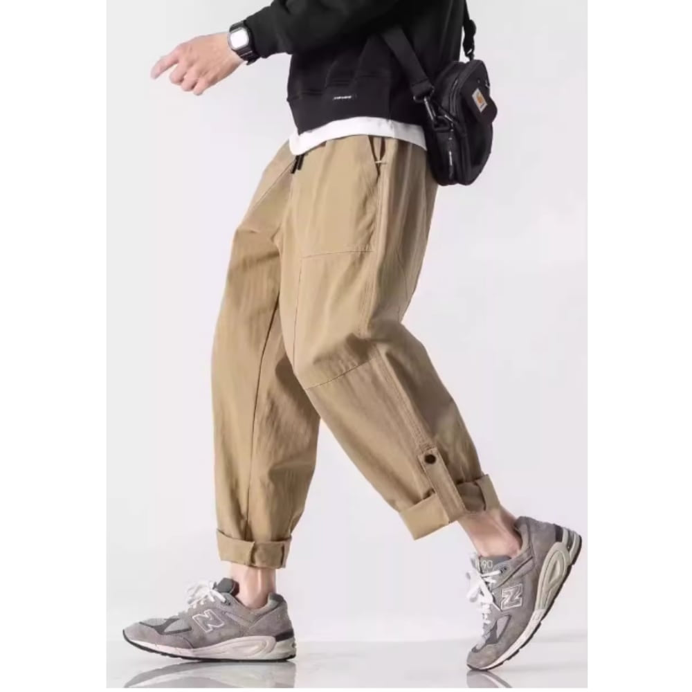 Cropped straight pants HL2573　