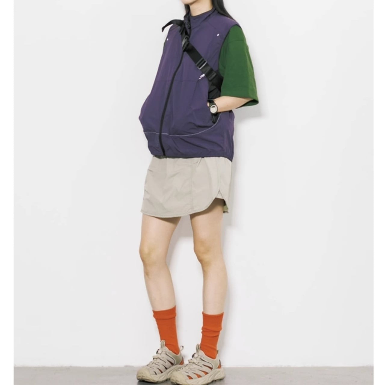 Stand collar vest HL2534