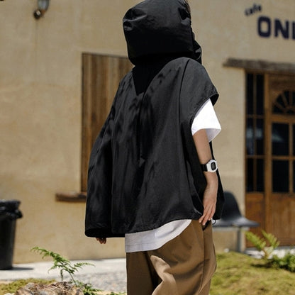 Zip-up vest with hood HL2557