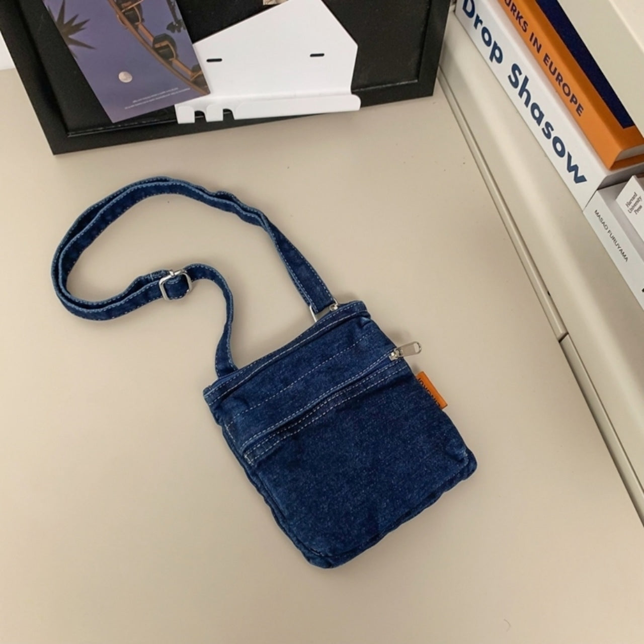 Denim Mini Shoulder Bag D0038