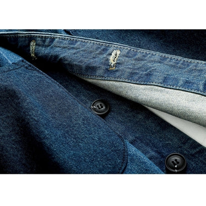 Denim Midi Coat D0059