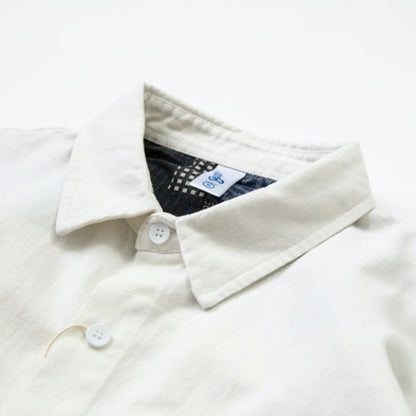 Patchwork white shirt HL2551